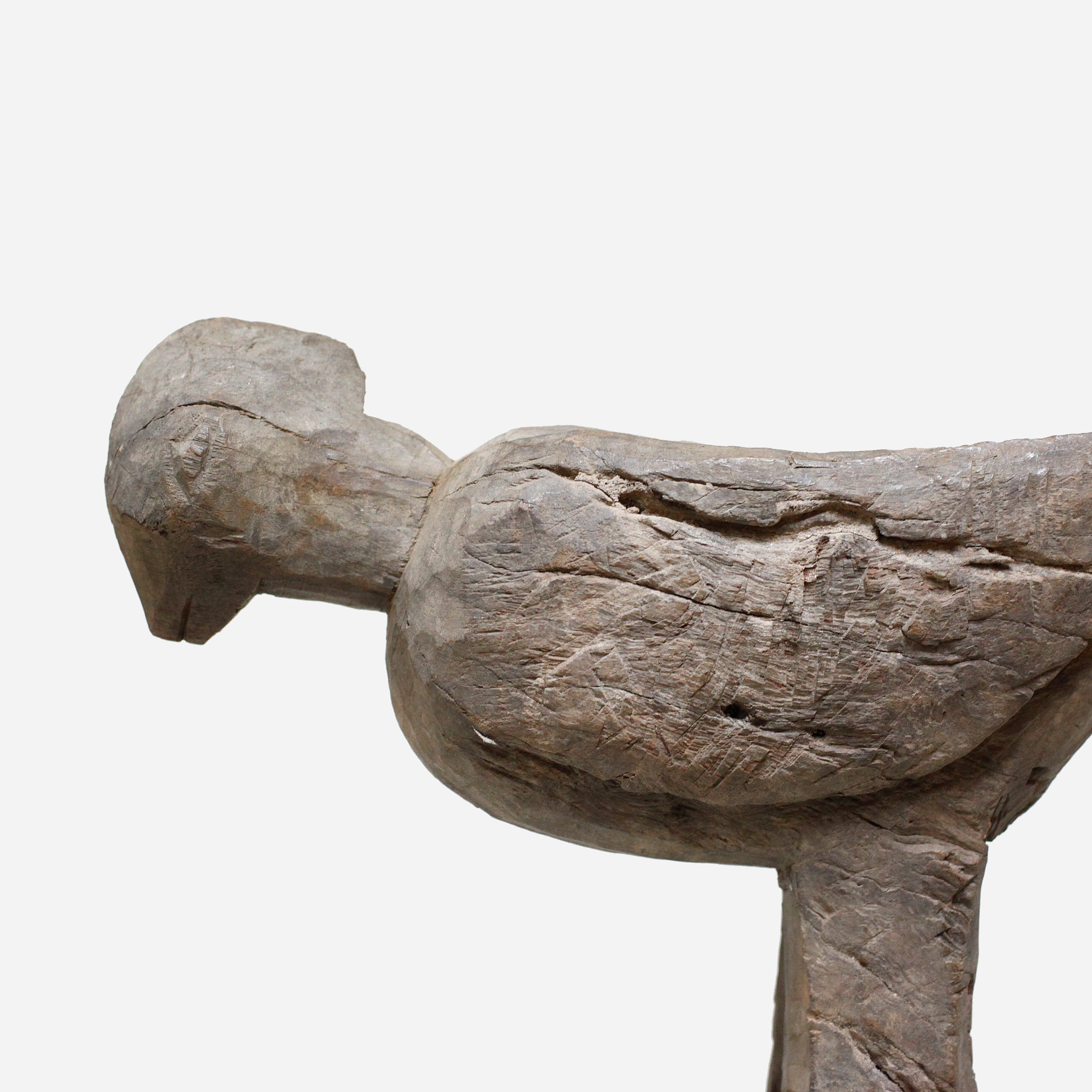 ロビ おじぎをしている鳥像 f_135