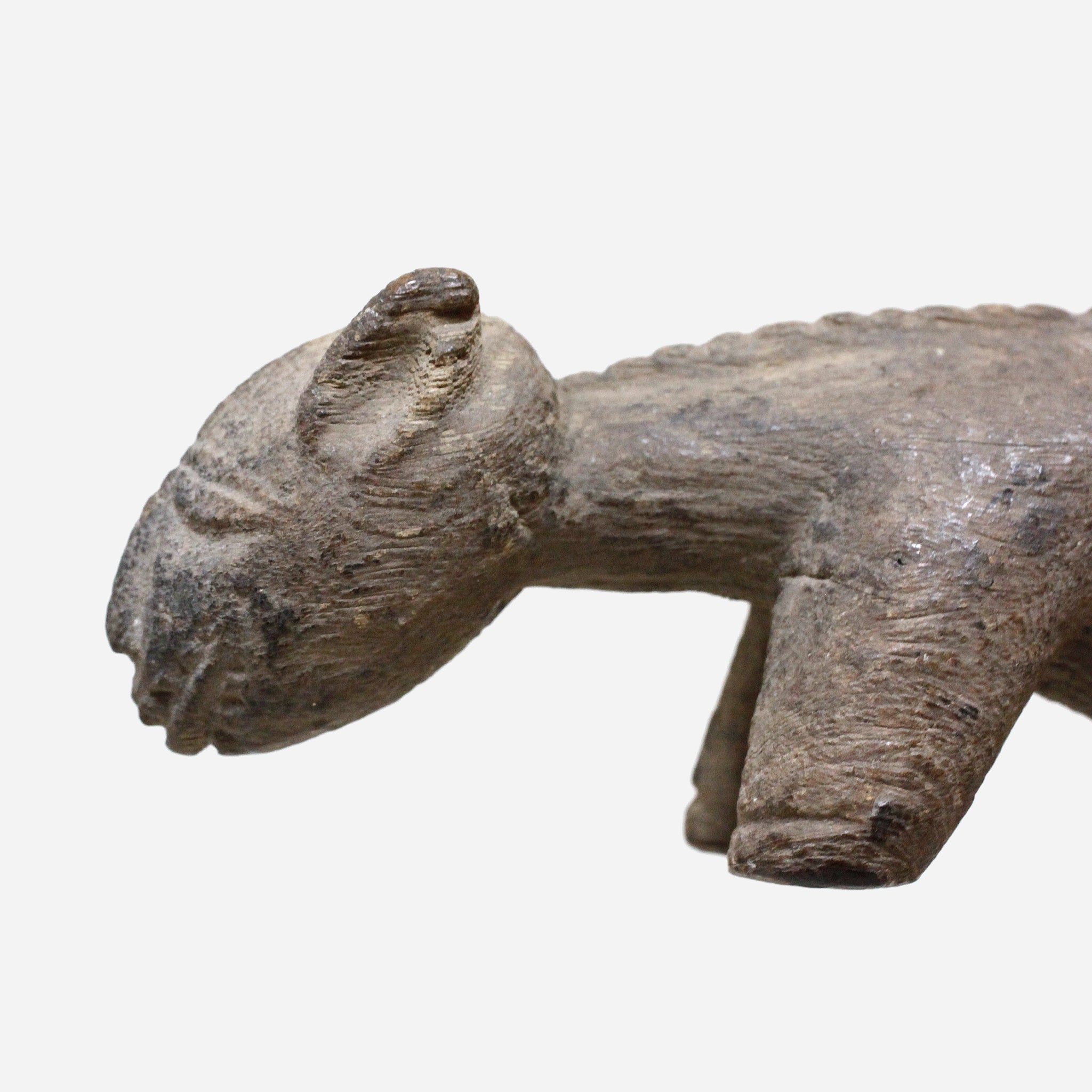 ドゴン 背中がギザギザの木像 f_143