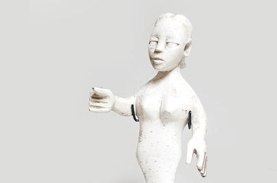 エウェ族 白い人魚のマミワタ o_137