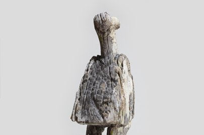 マハファリ族 鳥像 f_102