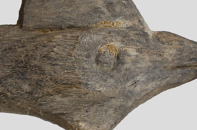 ロビ族 抽象的な鳥の木像 f_126