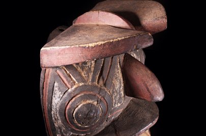 グルンシ族 儀式マスク m_011