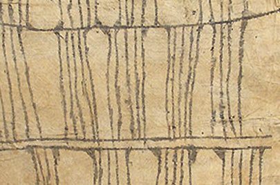 ムブティ族 タパ布 o_044