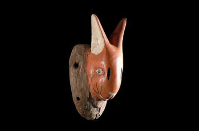 バウレ族 宮崎アニメにでてる感じの子羊のマスク m_077