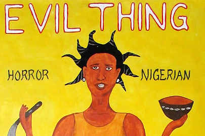 ノリウッド映画「EVIL THING」手描きポスター o_107