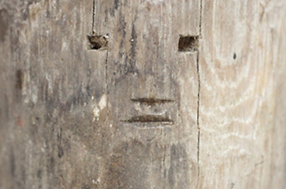 アダン族 こけしの木像 f_078