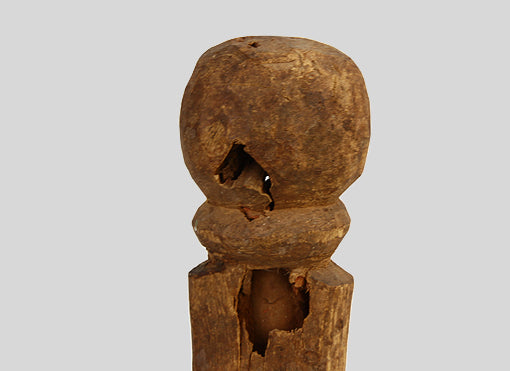モバ族 原始的なお守り木像 as_09