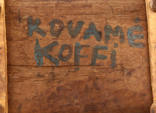 バウレ族 まがりくねった椅子 as_13