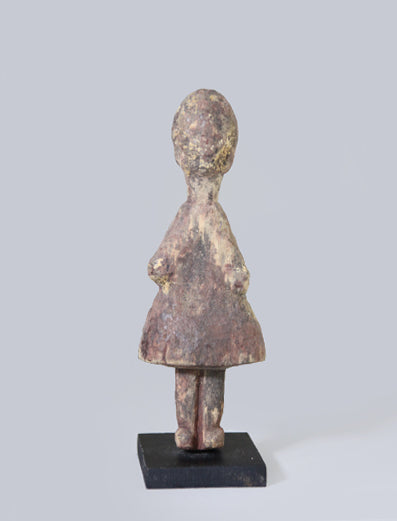 アダン族 双子を抱いた古い女性像 f_037