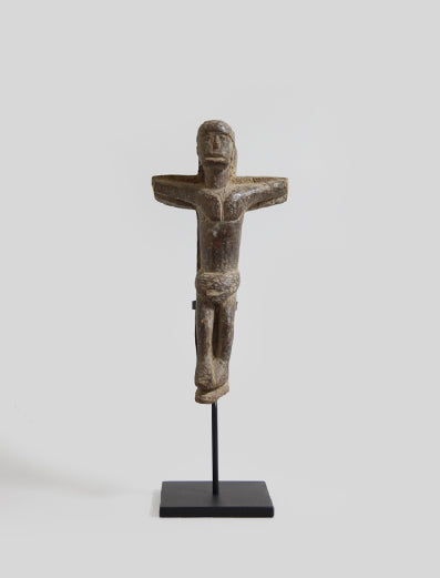 ロビ族 素朴なキリスト像 f_052