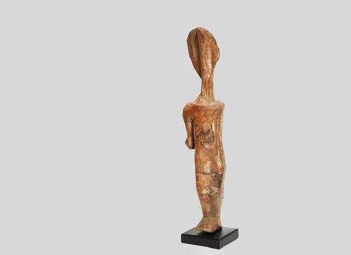 アダン族 1本足の顔無し木像 f_065