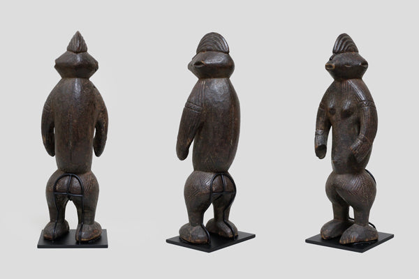 グバリ族 土偶の木像 f_124