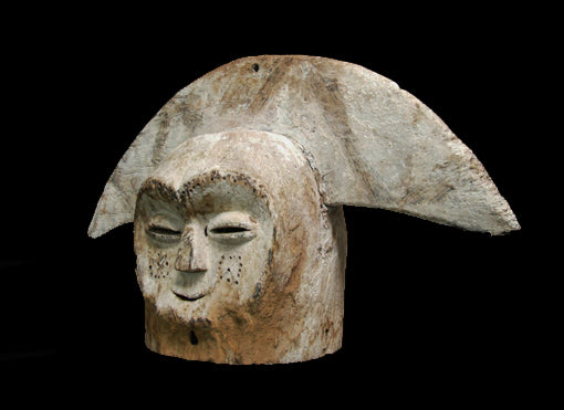 コタ族 2つの顔を持ったマスク m_037