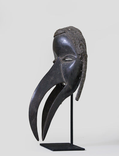 ダン族 人と鳥の融合マスク m_056