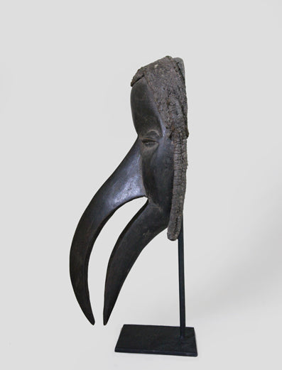 ダン族 人と鳥の融合マスク m_056