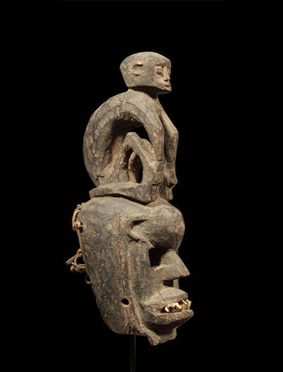 ドゴン族 コワモテと猿がコンビのハンターマスク m_079