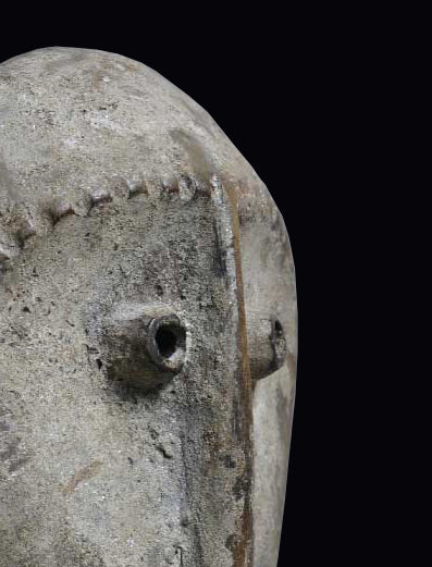 レガ族 幽霊のような顔色をした秘密結社の小さいマスク m_090