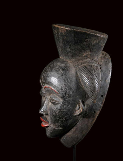 プヌ族 カモメの眉と唇がまっ赤なマスク m_092