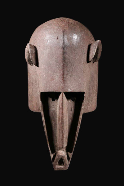 ドゴン族 三角形の口をした動物のマスク m_102