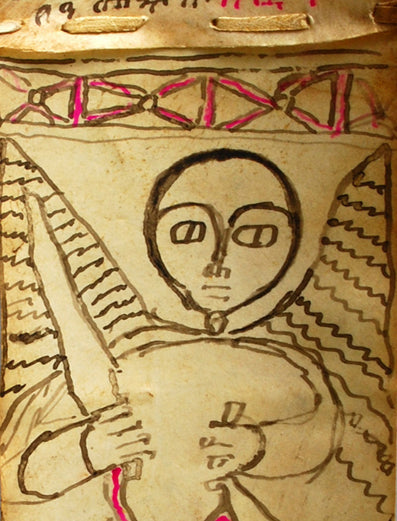 エンジェルの描かれた古い巻物 o_024