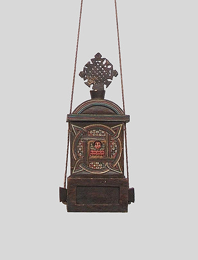 エチオピア 壁掛けタイプ(?)のコプト教イコン o_073