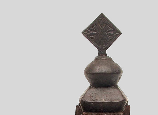 エチオピア 絵が描かれたコプト教の木製イコン o_080