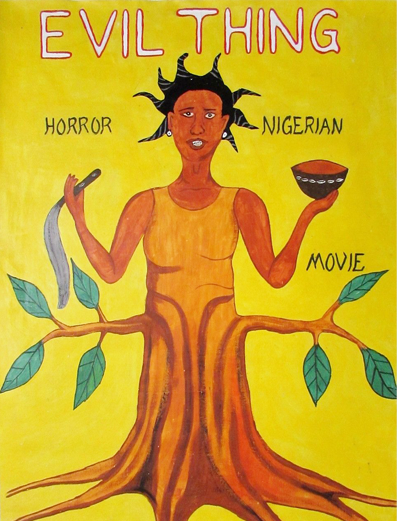 ノリウッド映画「EVIL THING」手描きポスター o_107