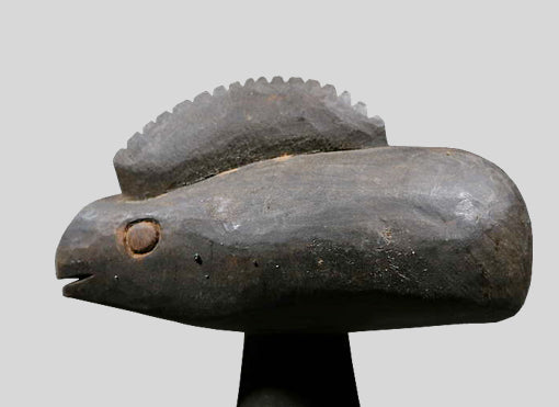 ダン族 フォークアートのプーリー o_111