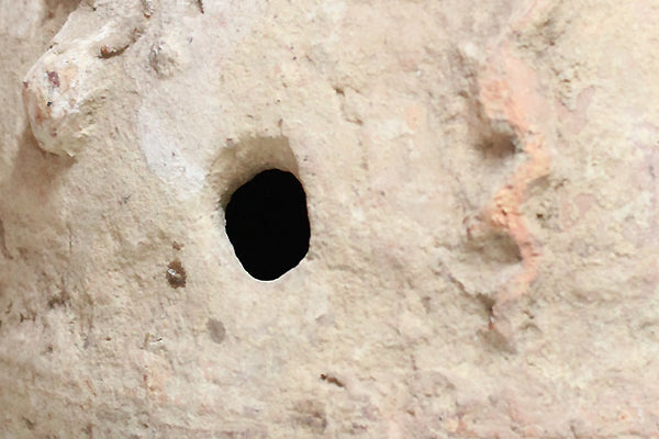 マリ共和国 蛇のデザインのある壺 o_124