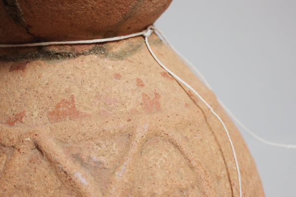 ニジェール シンボルのあるブラ壺 o_145