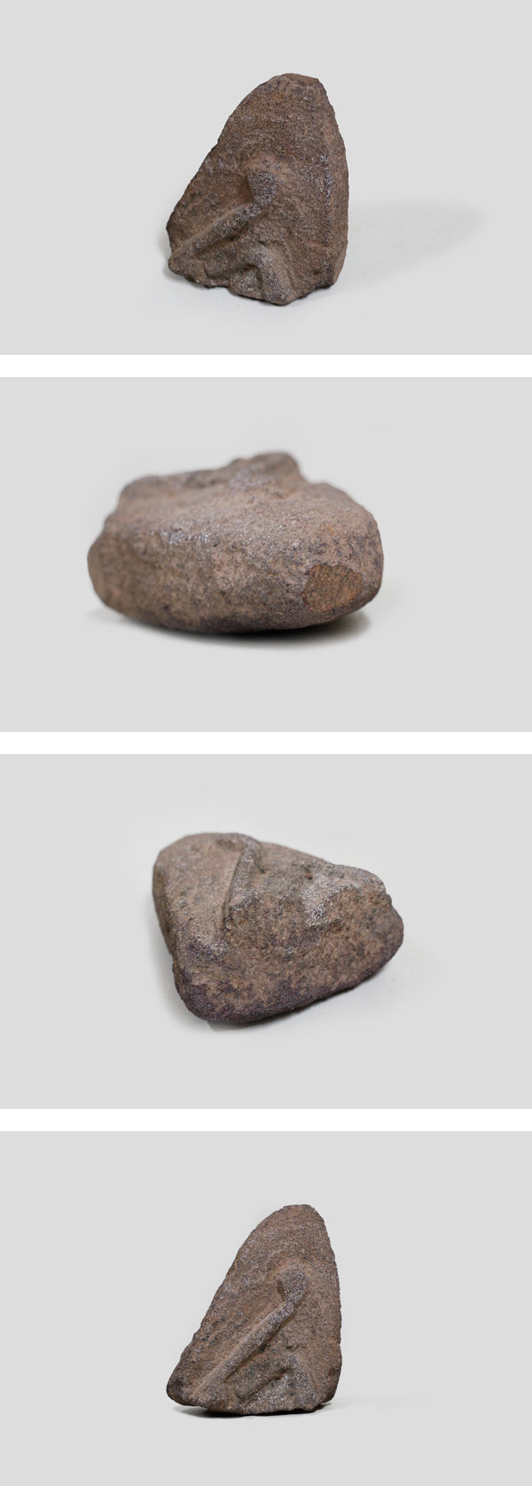 西アフリカ 蛇の石像 o_190