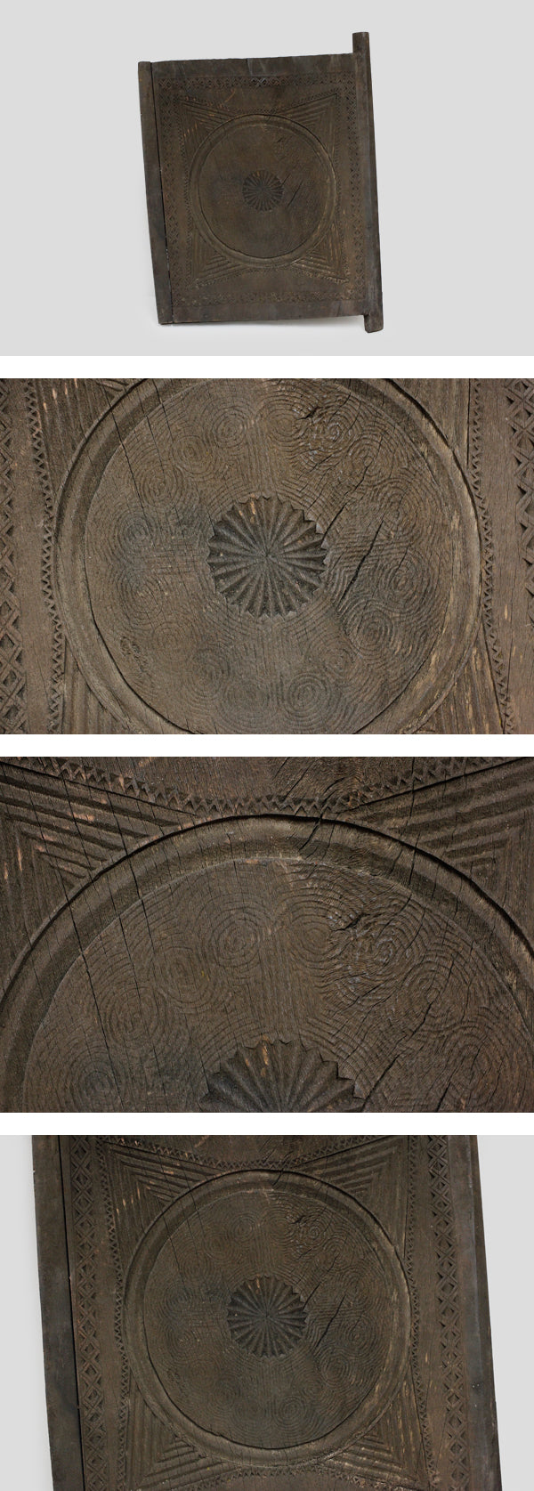 ベツィレウ族 うずまく家屋の扉 o_192