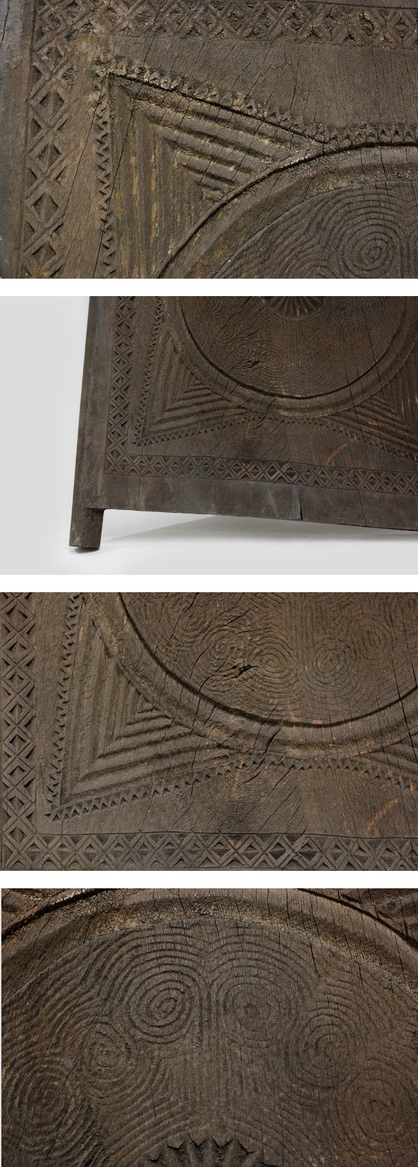 ベツィレウ族 うずまく家屋の扉 o_192