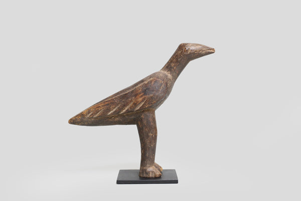 ロビ族 よちよち歩きそうな鳥の木像 tk_07