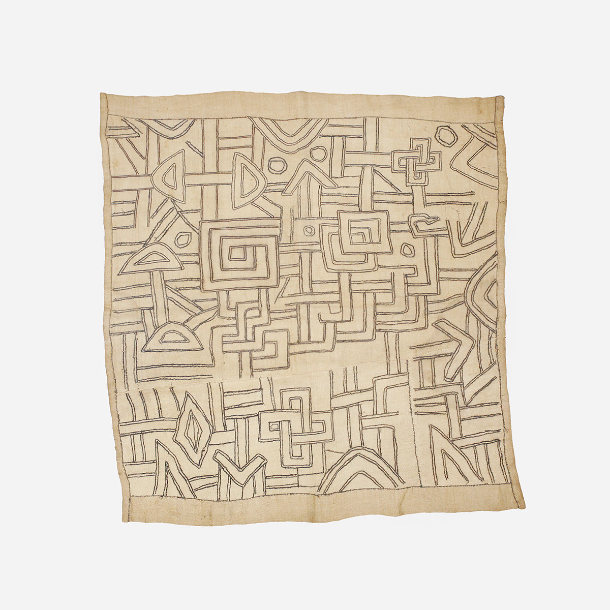 クバ布 記号の世界2 c_046 – AFRICAN WEB SHOP ン・マ