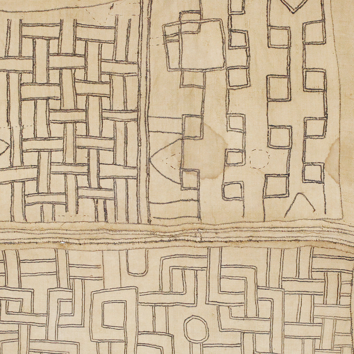 クバ ○◇□のクバ布 c_029 – AFRICAN WEB SHOP ン・マ