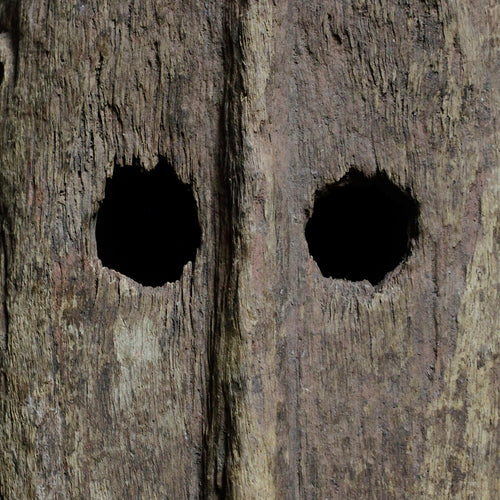 ドゴン　まるい目の動物マスク　m_103