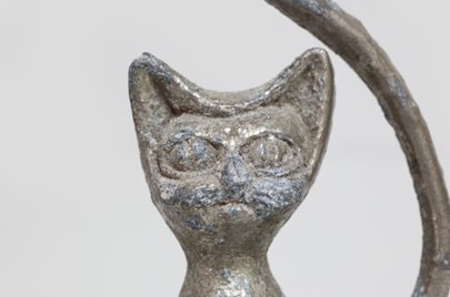 アシャンティ族　ゴールドウェイトの猫　o_150