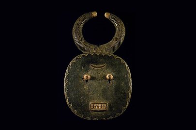 バウレ族　黒いゴリ（プレプレ）マスク　m_030