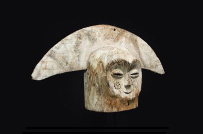 コタ族 2つの顔を持ったマスク m_037