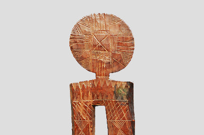 グラジェ族　幾何学図のボード　o_039