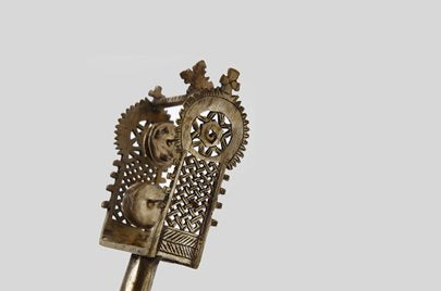 エチオピア　コプト教の司祭が持つ楽器　as_08