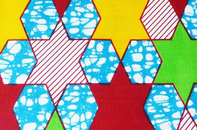 アフリカ コットン生地「スターマーク」