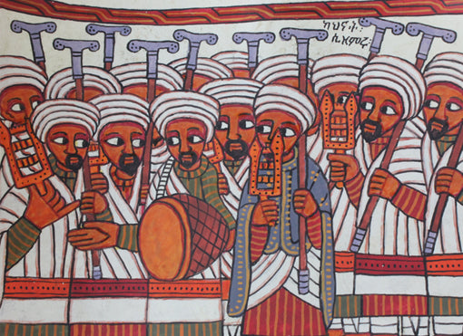 エチオピア　コプト教の司祭が持つ楽器　as_08