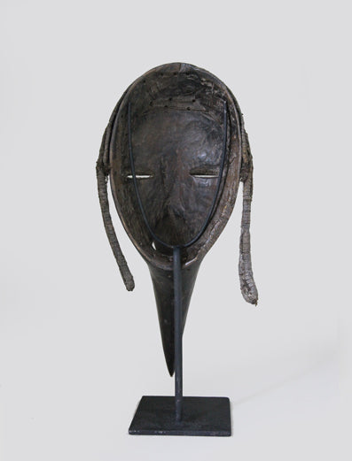 ダン族　人と鳥の融合マスク　m_056