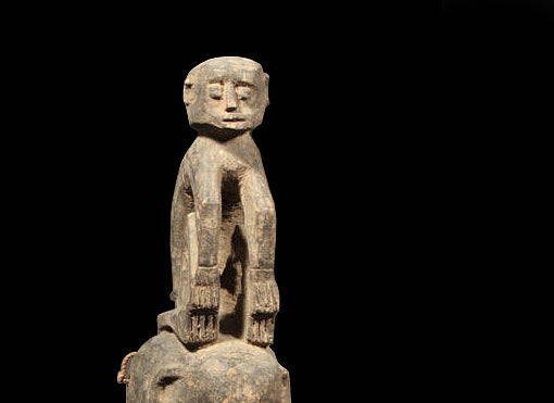 ドゴン族　コワモテと猿がコンビのハンターマスク　m_079