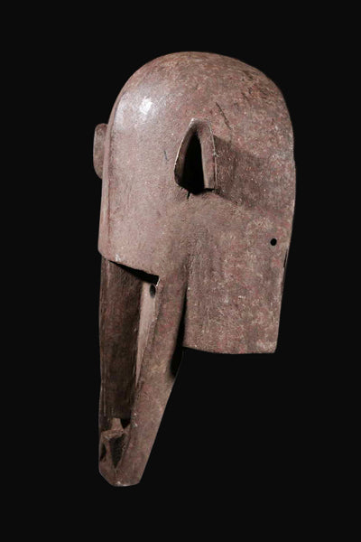 ドゴン族　三角形の口をした動物のマスク　m_102