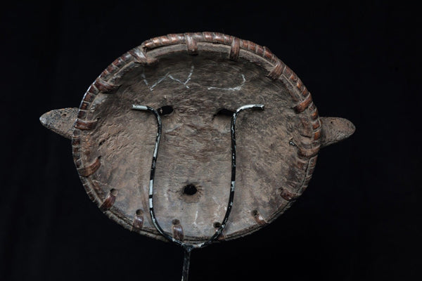 モシ族　森の精霊とされる丸いマスク　m_113