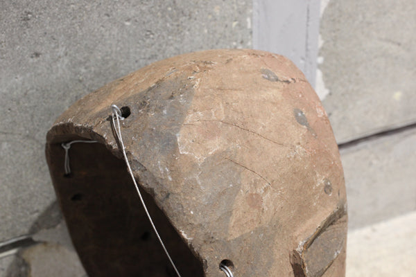 ドゴン族　三角形の文様と目のマスク　m_116