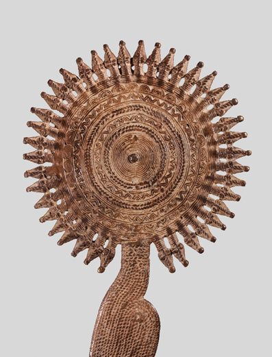 ガン族　ヘビが集まって太陽になったペンダント　o_057